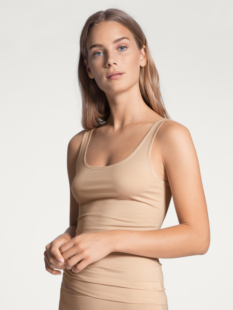 Sous Vêtement Calida Natural Comfort Tank Top Rose Femme | TTI-9097133