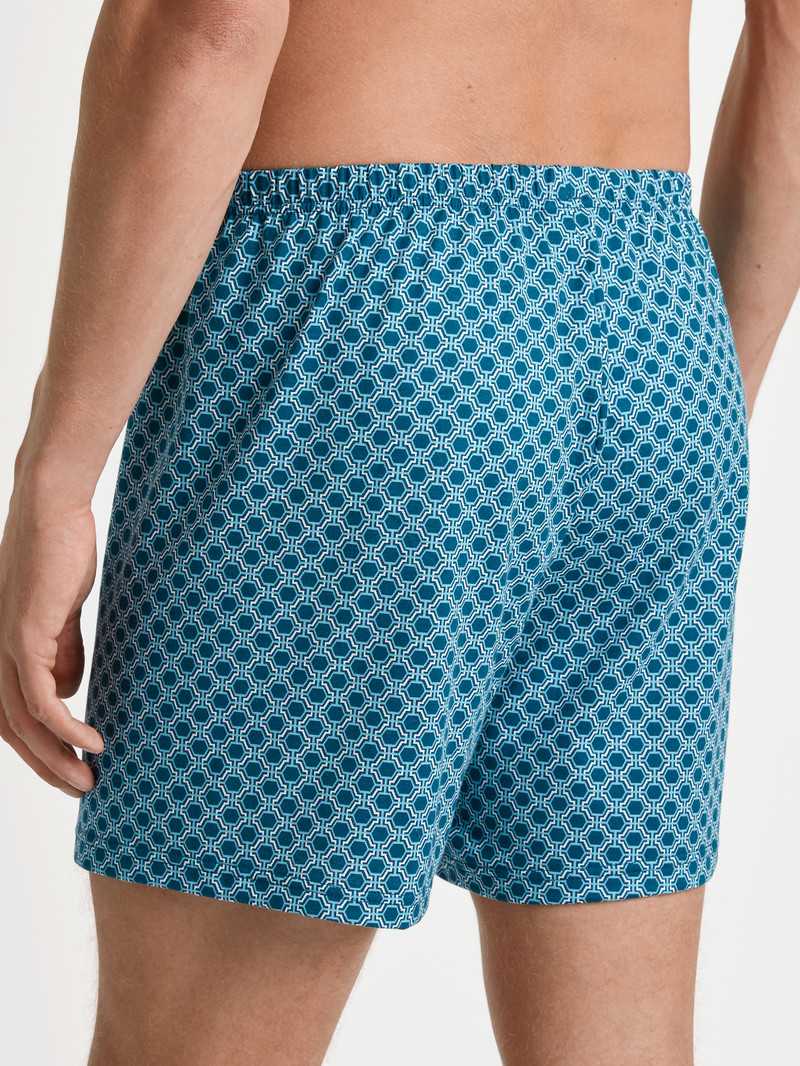 Sous Vêtement Calida Prints Boxer Shorts Bleu Homme | GRN-2829814