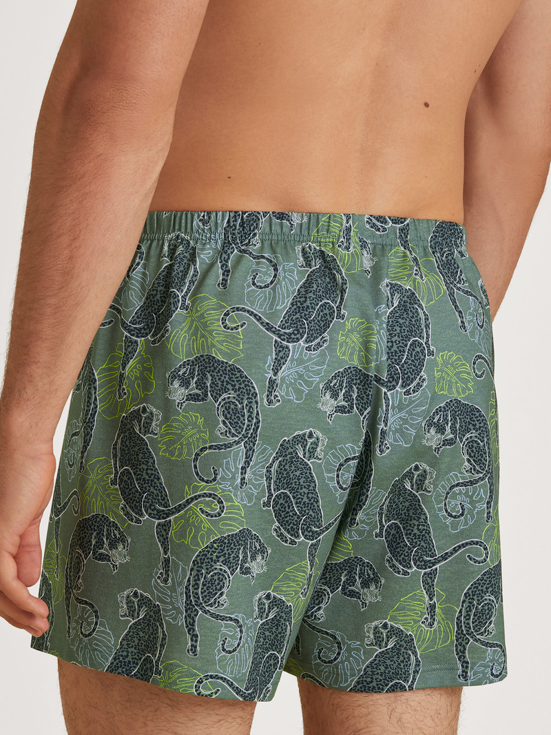 Sous Vêtement Calida Prints Boxer Shorts Vert Homme | UGG-6632011