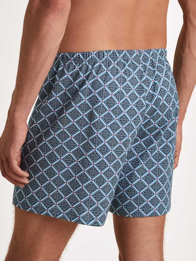 Sous Vêtement Calida Prints Boxer Shorts Grise Homme | QLH-3301359