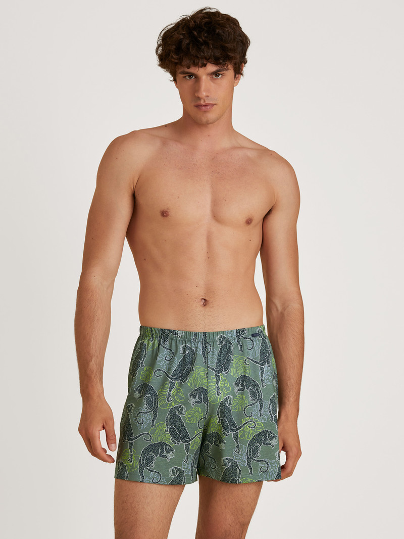 Sous Vêtement Calida Prints Boxer Shorts Vert Homme | UGG-6632011