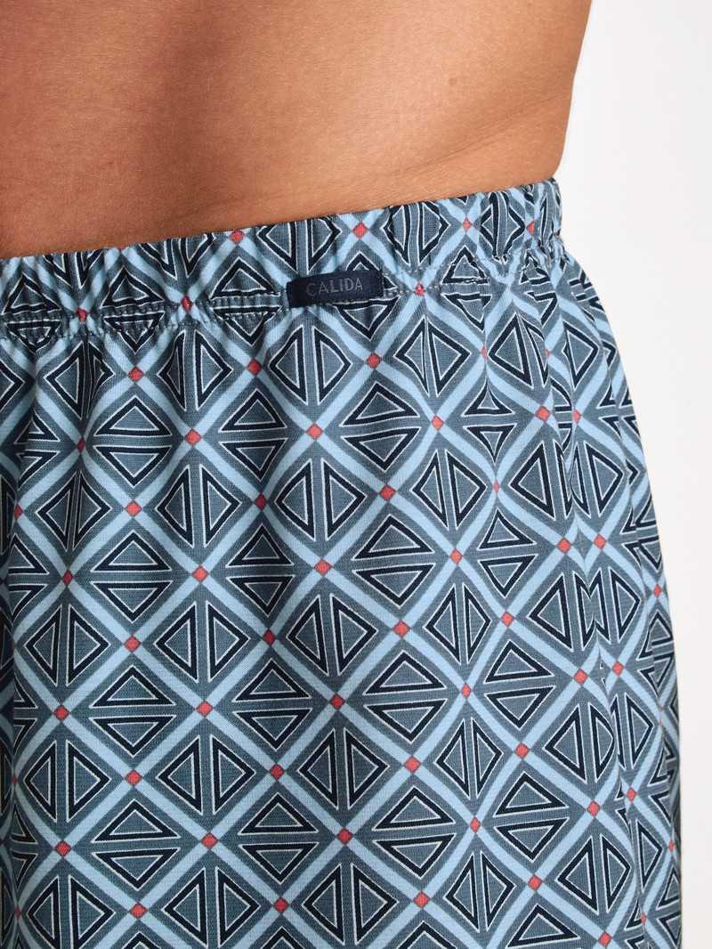 Sous Vêtement Calida Prints Boxer Shorts Grise Homme | QLH-3301359