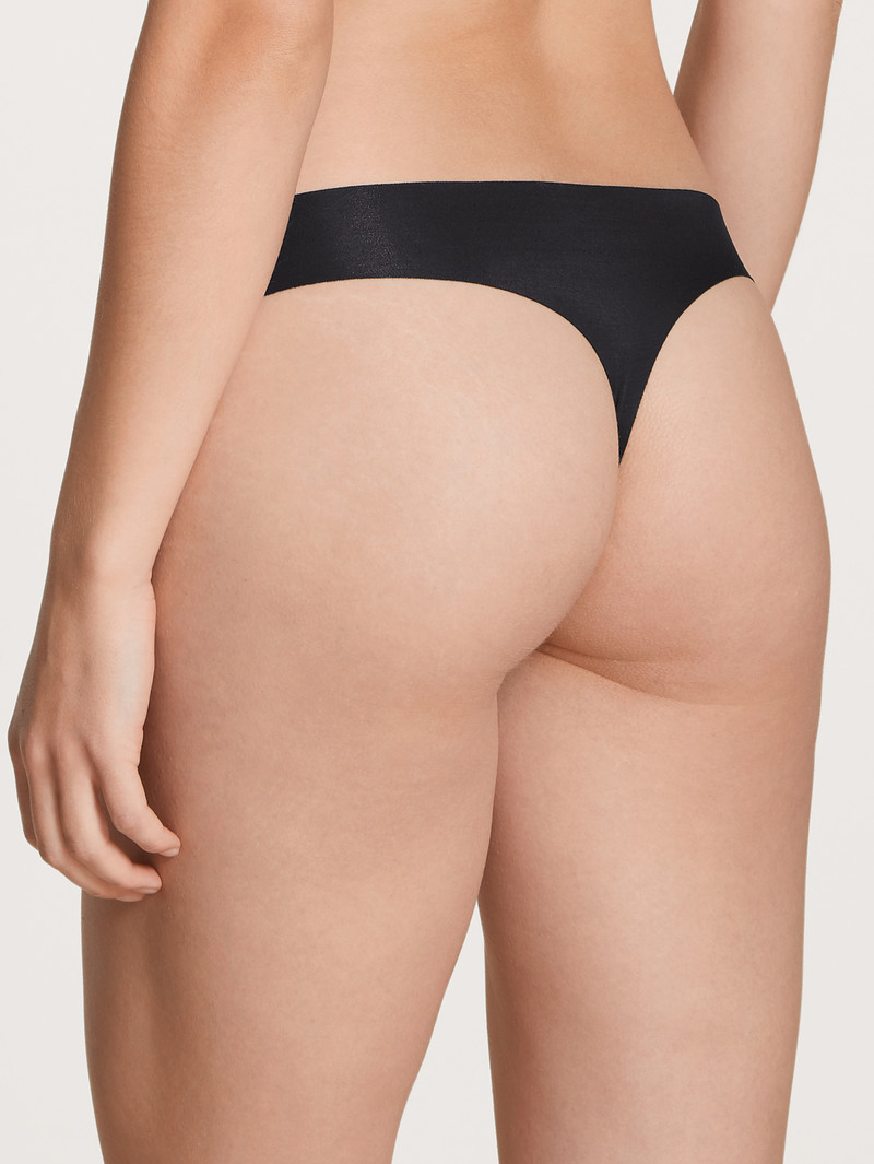 Sous Vêtement Calida Natural Skin String Noir Femme | XUL-4693716