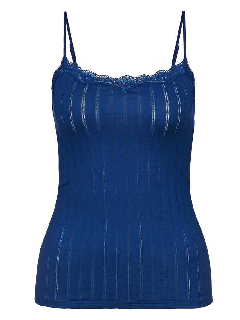 Sous Vêtement Calida Etude Toujours Spaghetti Top Bleu Femme | ZII-8931705