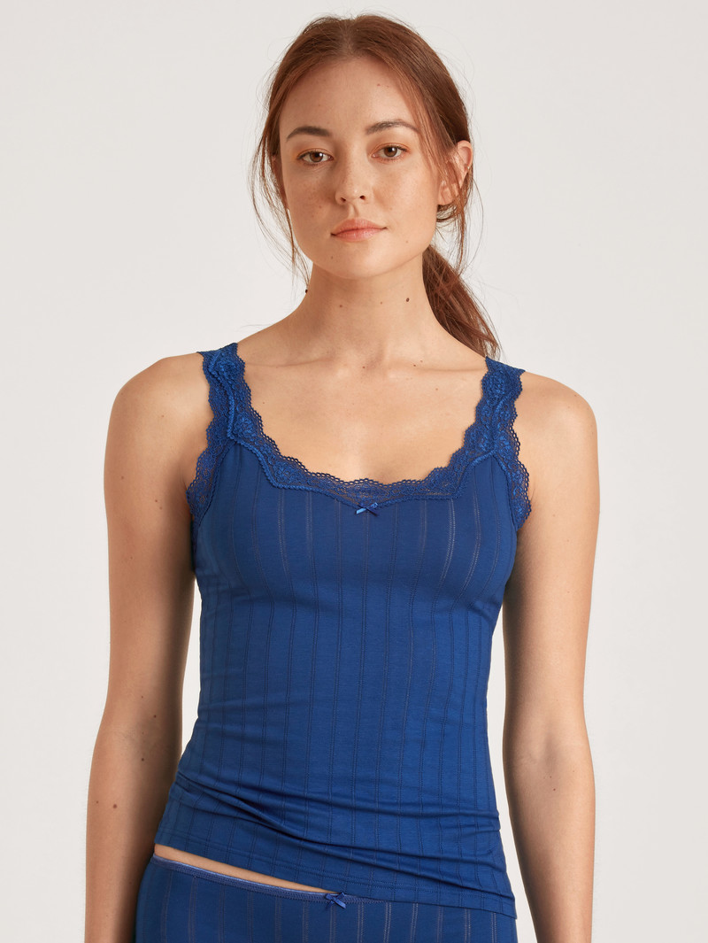 Sous Vêtement Calida Etude Toujours Tank Top Bleu Femme | RZD-4620795