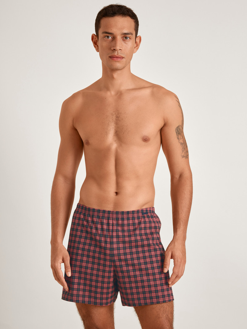 Sous Vêtement Calida Prints Boxer Shorts Rouge Homme | WUA-7696351