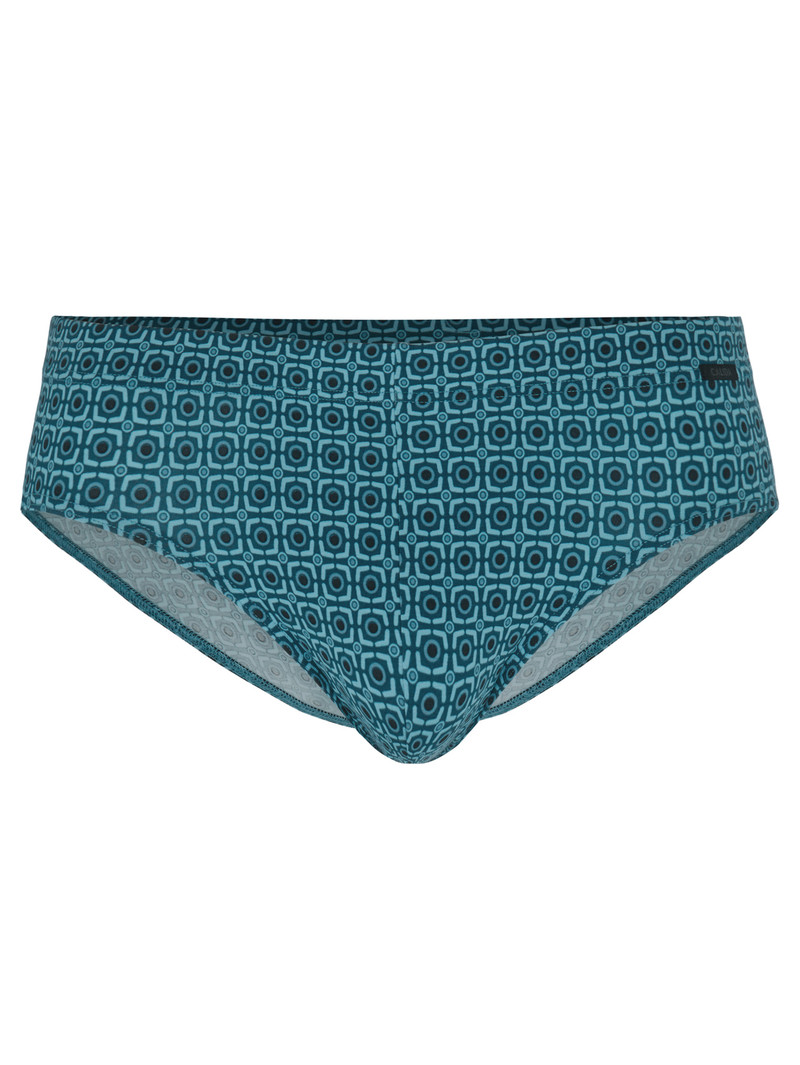 Sous Vêtement Calida Grafic Cotton Brief Bleu Homme | DQJ-6108044