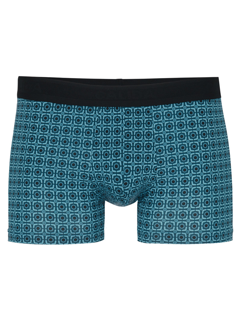 Sous Vêtement Calida Grafic Cotton Boxer Brief Bleu Homme | KIQ-2577447