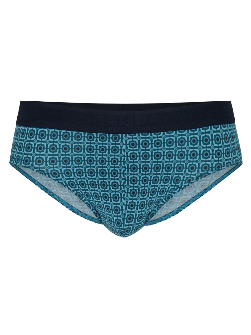 Sous Vêtement Calida Grafic Cotton Brief Bleu Homme | VQK-9988752