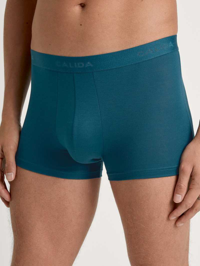 Sous Vêtement Calida Evolution Boxer Brief Bleu Homme | VGY-5168075