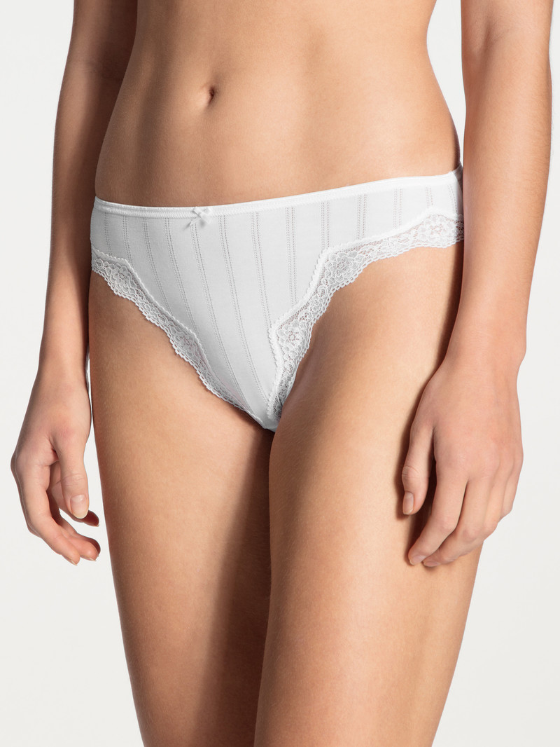 Sous Vêtement Calida Etude Toujours Brief, Regular Cut Weiss Femme | DAR-4017554