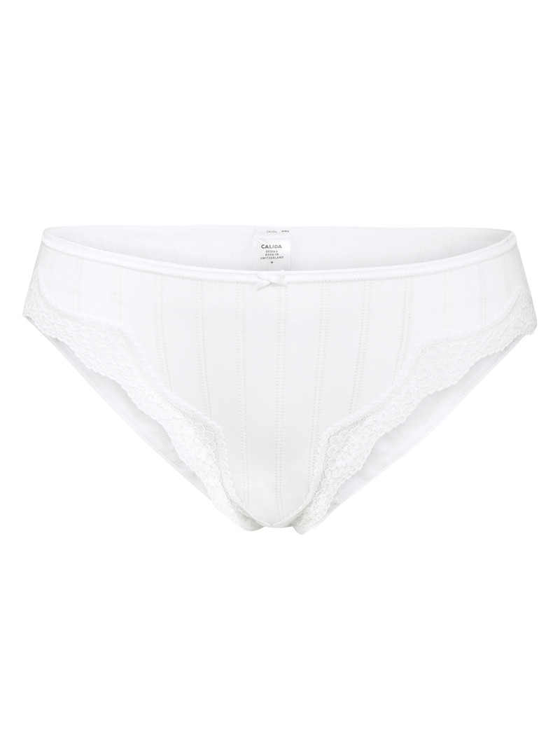 Sous Vêtement Calida Etude Toujours Brief, Regular Cut Weiss Femme | DAR-4017554