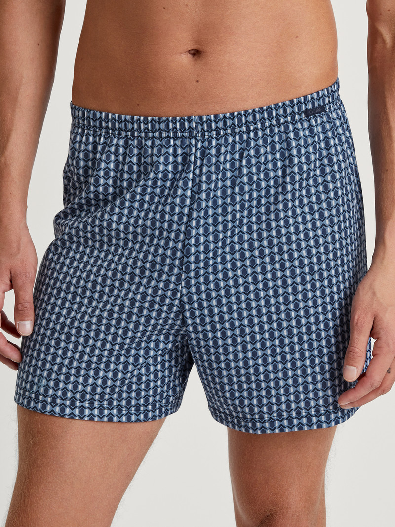 Sous Vêtement Calida Prints Boxer Shorts Bleu Homme | OGH-0326066