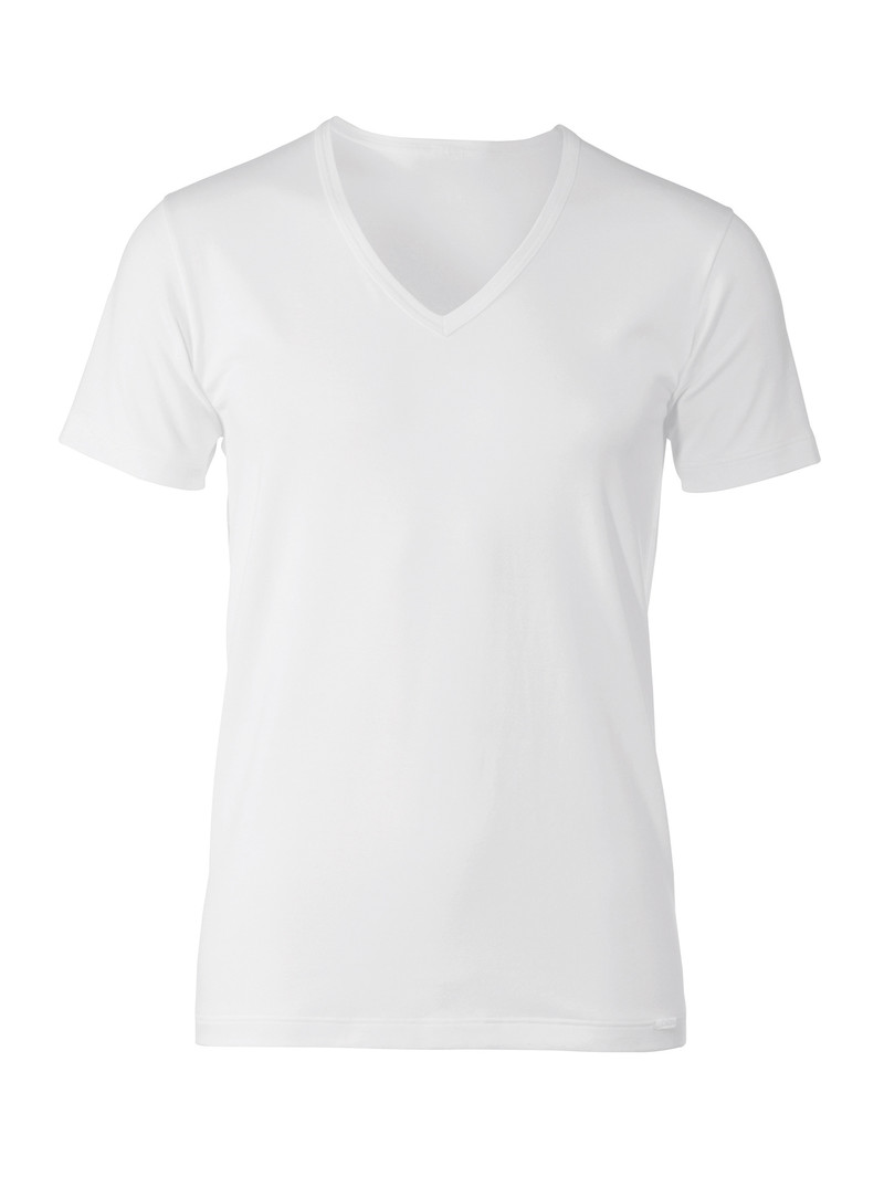 Sous Vêtement Calida Focus V-shirt Weiss Homme | EIX-4919158