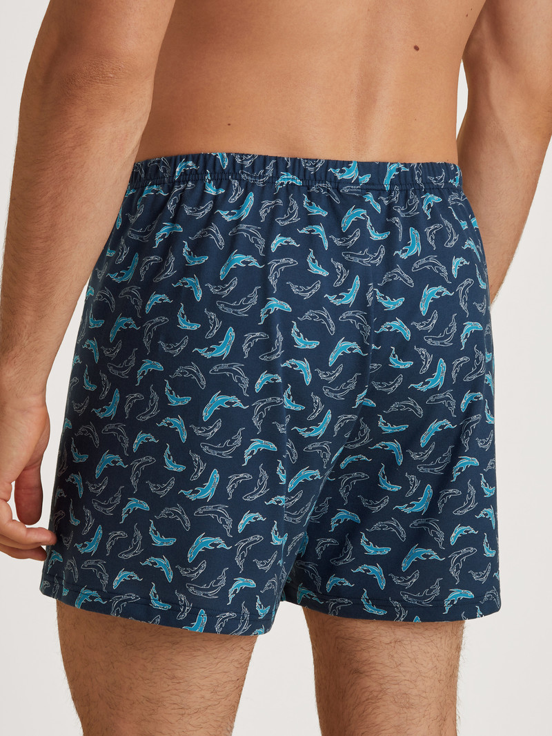 Sous Vêtement Calida Prints Boxer Shorts Bleu Homme | GLO-3764531