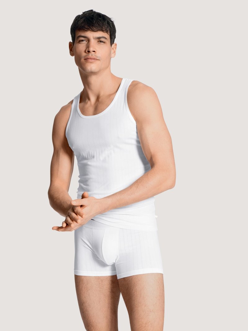 Sous Vêtement Calida Pure & Style Boxer, Value Pack Weiss Homme | XFY-4462890