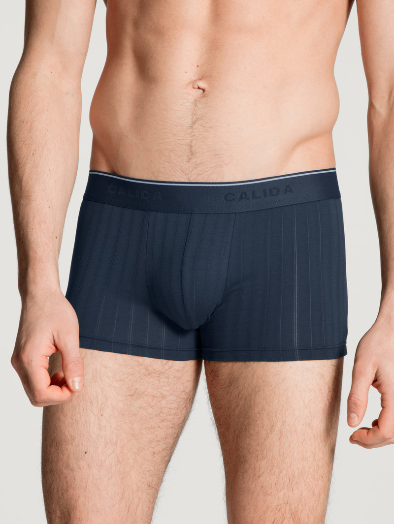 Sous Vêtement Calida Pure & Style Boxer, Value Pack Indigo Homme | XXT-6745349