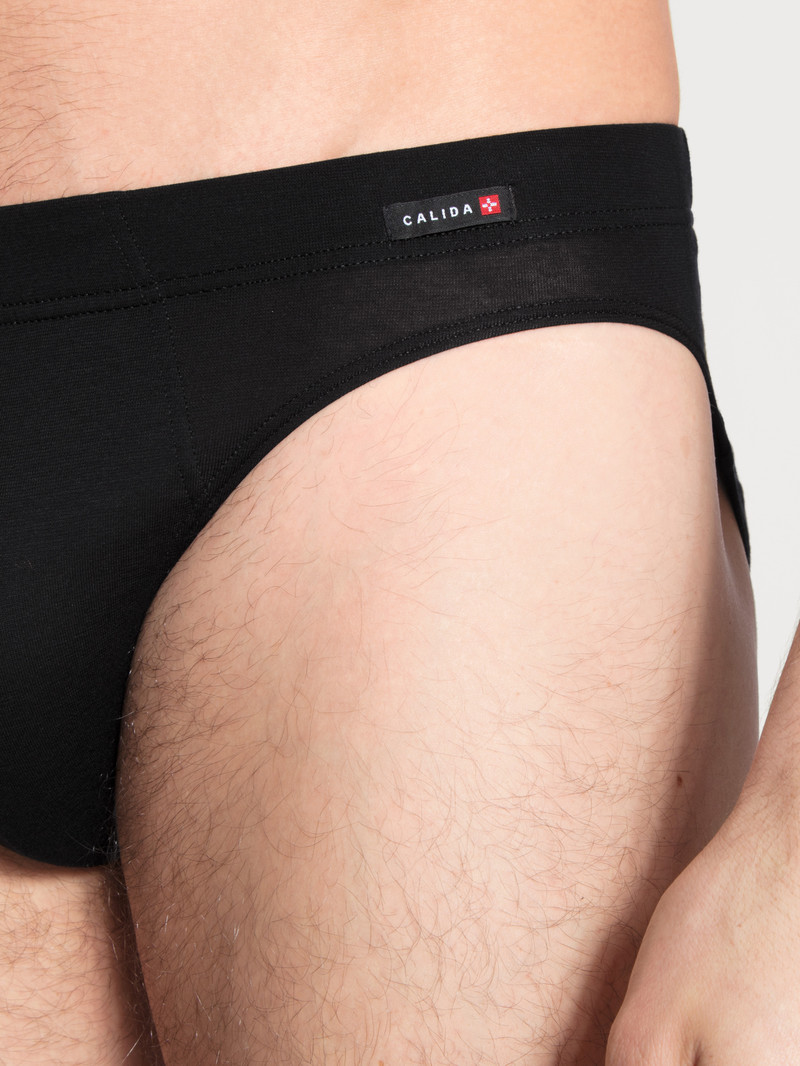 Sous Vêtement Calida Evolution Mini Brief Schwarz Homme | ZOI-3864903