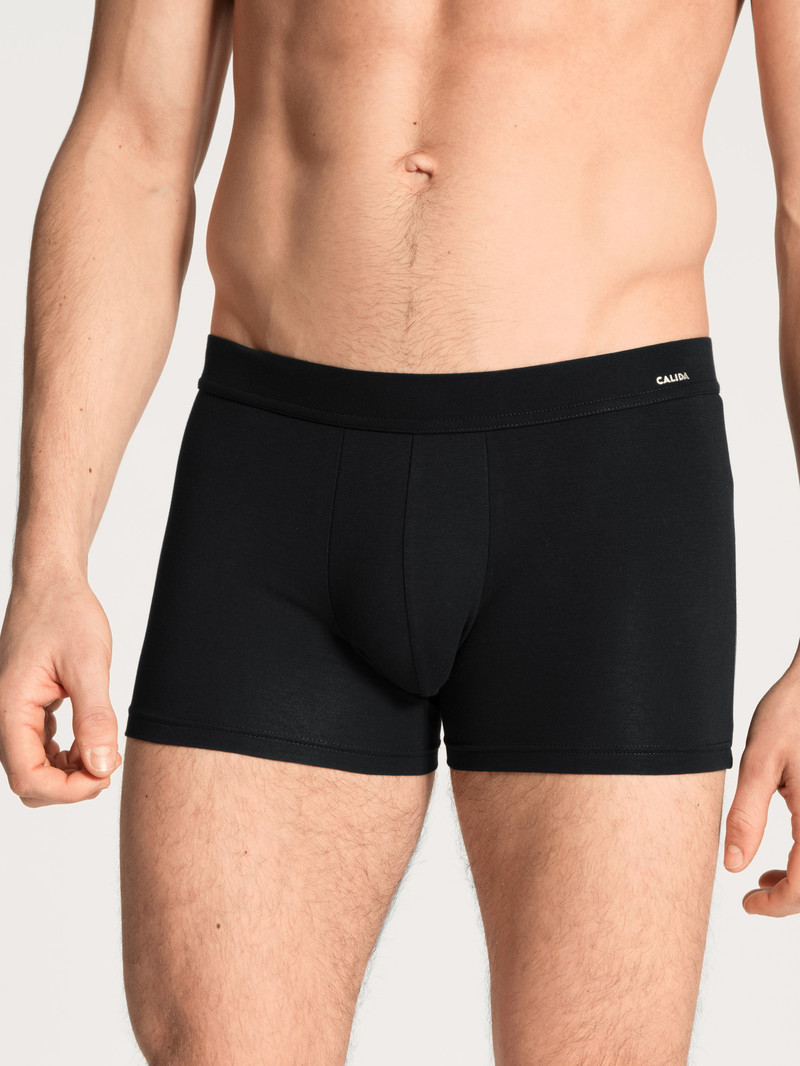 Sous Vêtement Calida Cotton Code Boxer Brief Schwarz Homme | LRF-1978942