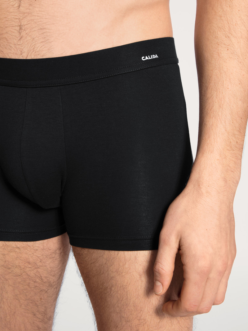 Sous Vêtement Calida Cotton Code Boxer Brief Schwarz Homme | LRF-1978942