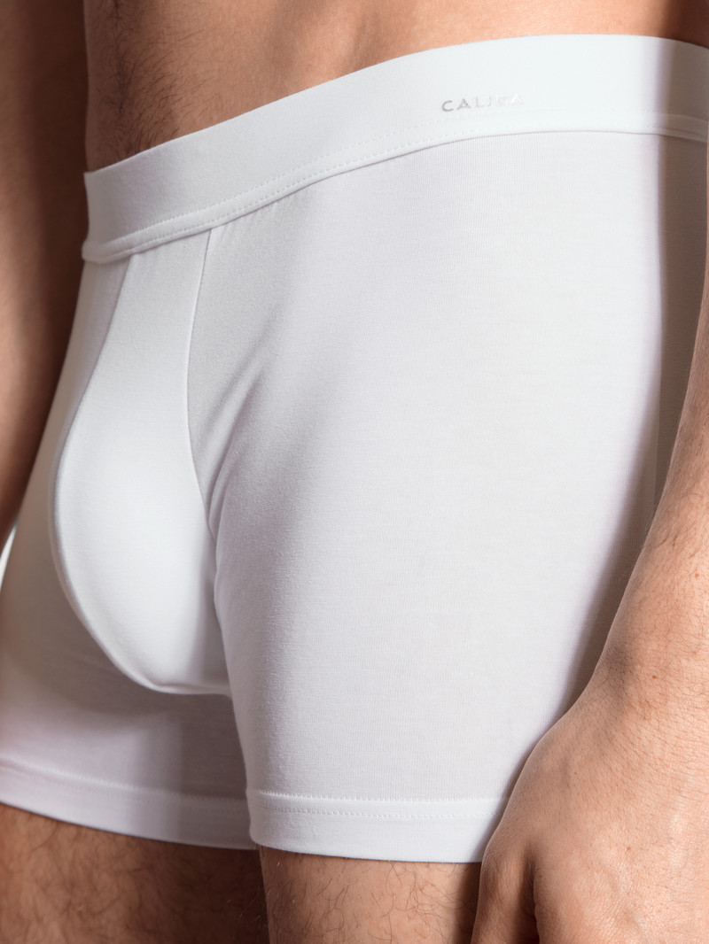 Sous Vêtement Calida Cotton Code Boxer Brief Weiss Homme | XSS-0219817