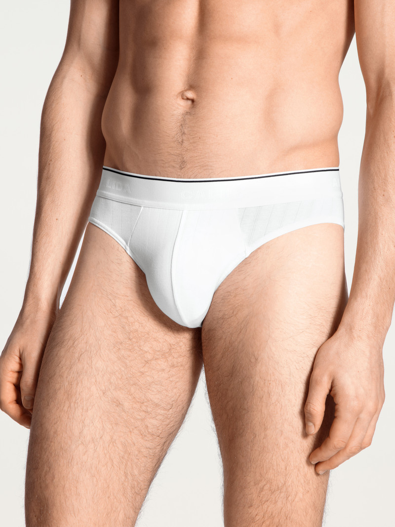 Sous Vêtement Calida Pure & Style Mini Brief Weiss Homme | THR-8799092