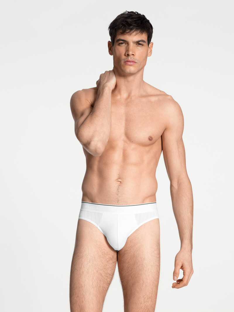 Sous Vêtement Calida Pure & Style Mini Brief Weiss Homme | THR-8799092