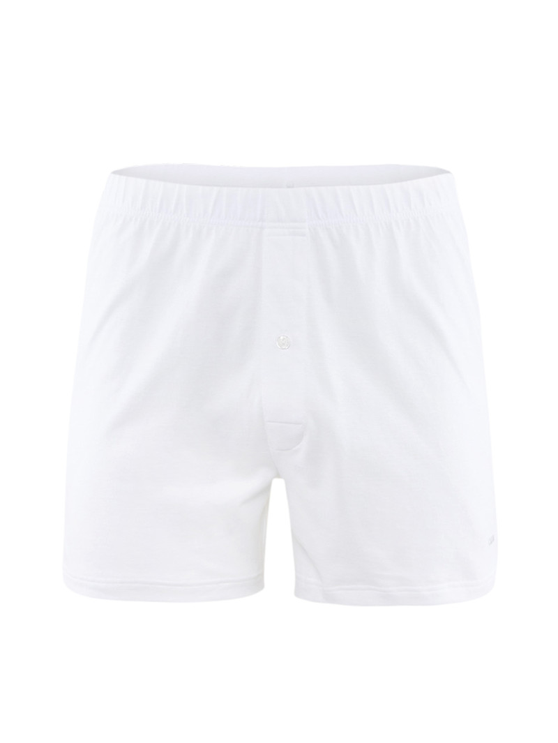 Sous Vêtement Calida Cotton Code Boxer Shorts With Fly Weiss Homme | WVX-2120060