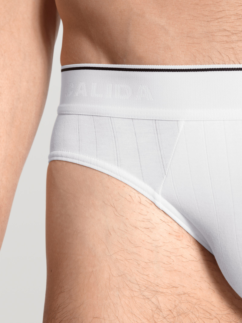 Sous Vêtement Calida Pure & Style Mini Brief Weiss Homme | THR-8799092