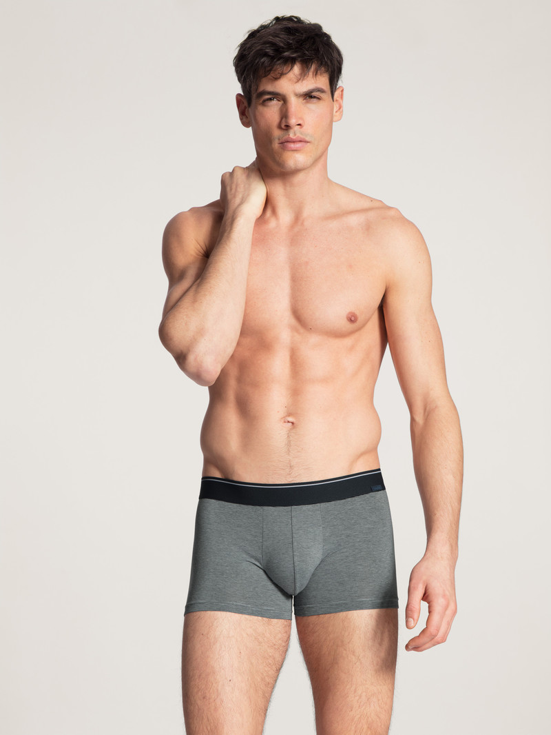 Sous Vêtement Calida Cotton Stretch Boxer Brief Fog Homme | TTY-3884244