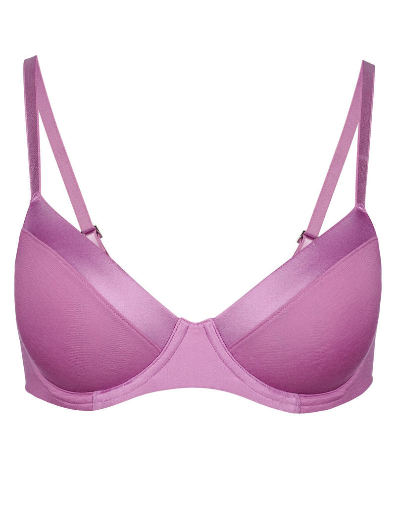 Sous Vêtement Calida Cate T-shirt Bra Mulberry Mauve Femme | VRG-8628014