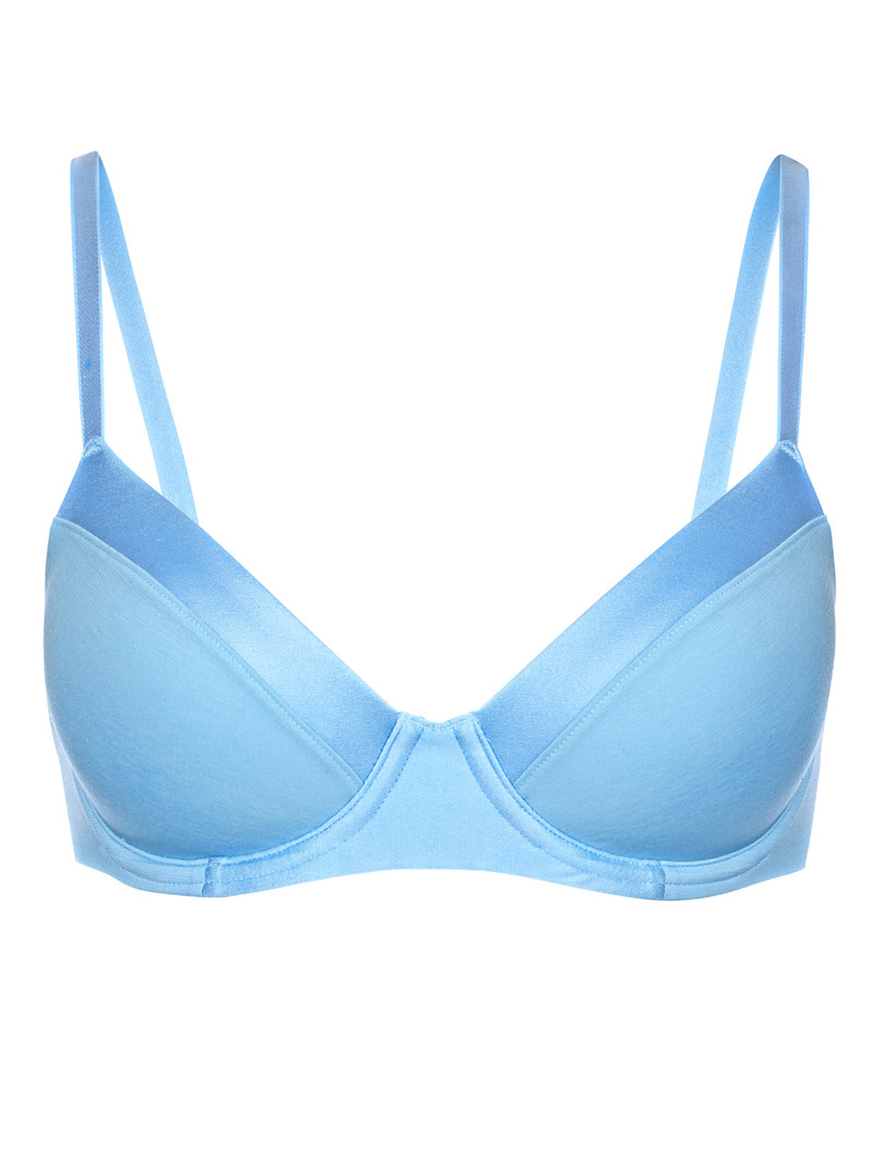 Sous Vêtement Calida Cate T-shirt Bra Bleu Femme | ZFC-6420094