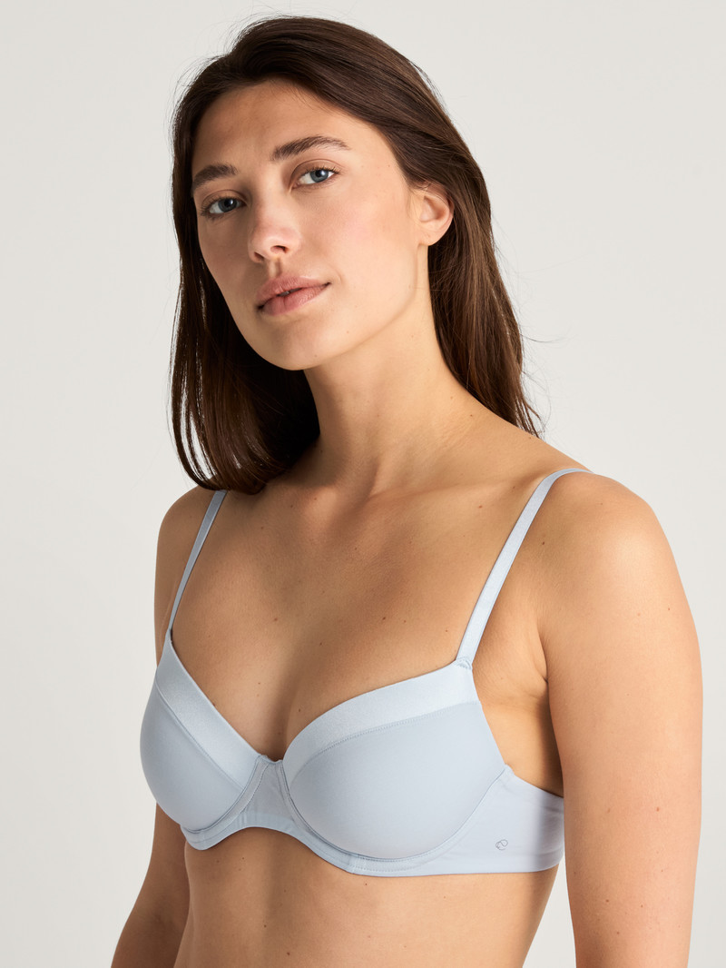 Sous Vêtement Calida Cate T-shirt Bra Arctic Ice Femme | RZD-3527537