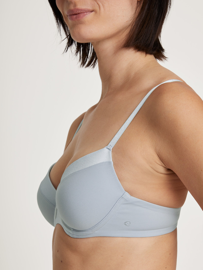 Sous Vêtement Calida Cate T-shirt Bra Arctic Ice Femme | RZD-3527537