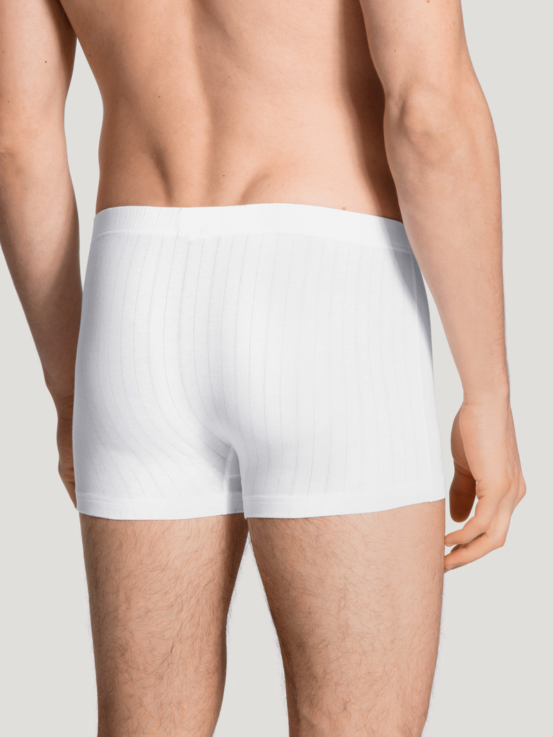 Sous Vêtement Calida Pure & Style Boxer Brief, Covered Waistband Weiss Homme | MDN-7587614