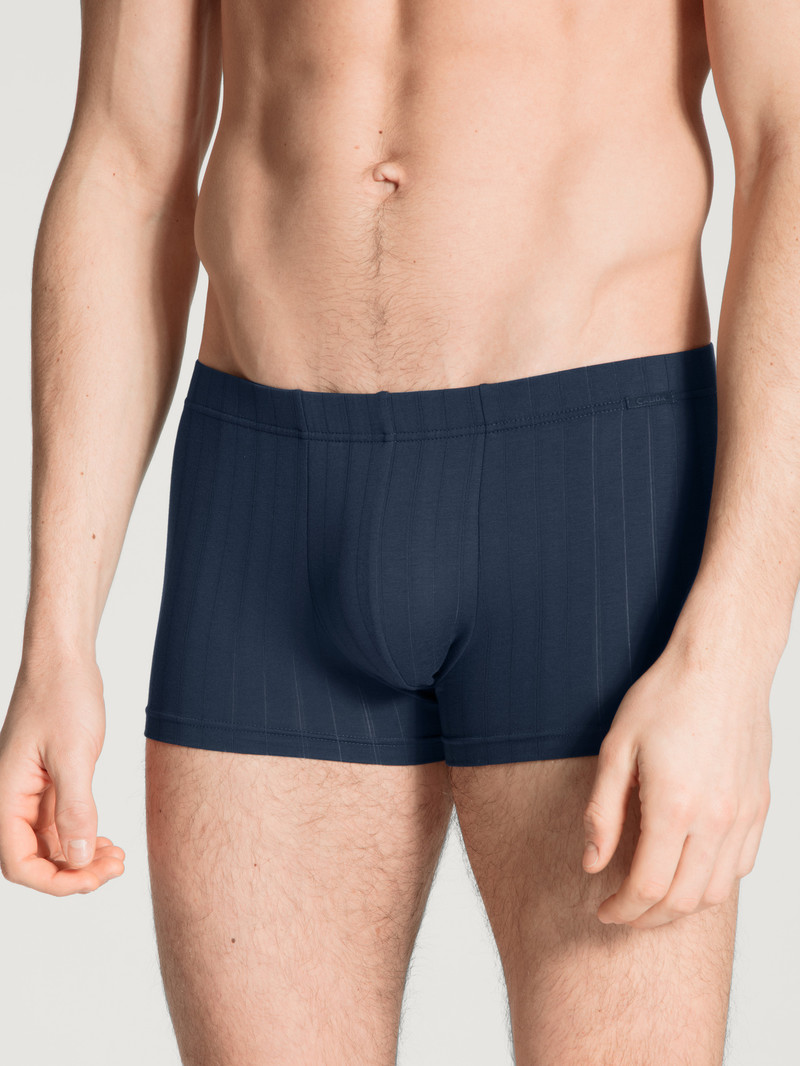 Sous Vêtement Calida Pure & Style Boxer Brief, Covered Waistband Indigo Homme | KWX-9979784