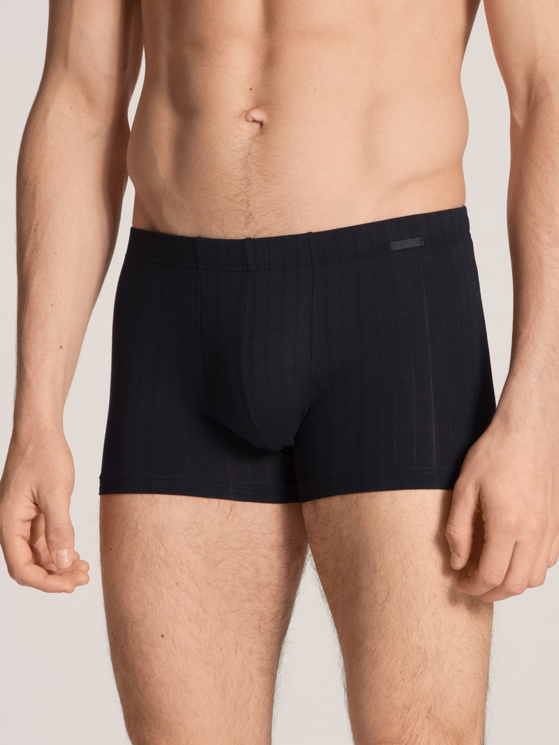 Sous Vêtement Calida Pure & Style Boxer Brief, Covered Waistband Schwarz Homme | USL-4375573