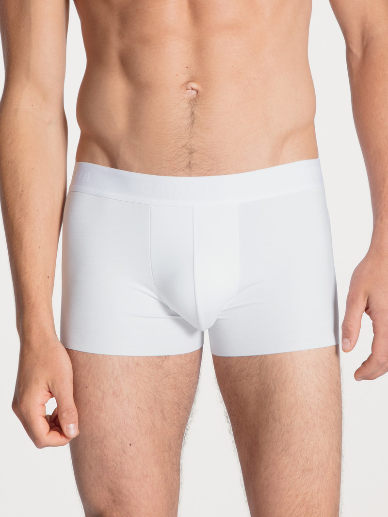 Sous Vêtement Calida Clean Line Boxer Brief With Elastic Waistband Weiss Homme | LSN-5145539