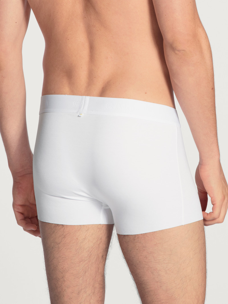 Sous Vêtement Calida Clean Line Boxer Brief With Elastic Waistband Weiss Homme | LSN-5145539