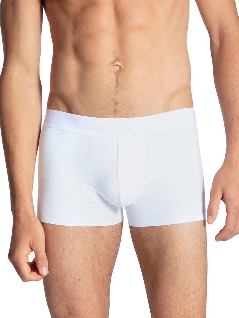 Sous Vêtement Calida Clean Line Boxer Brief With Elastic Waistband Weiss Homme | LSN-5145539