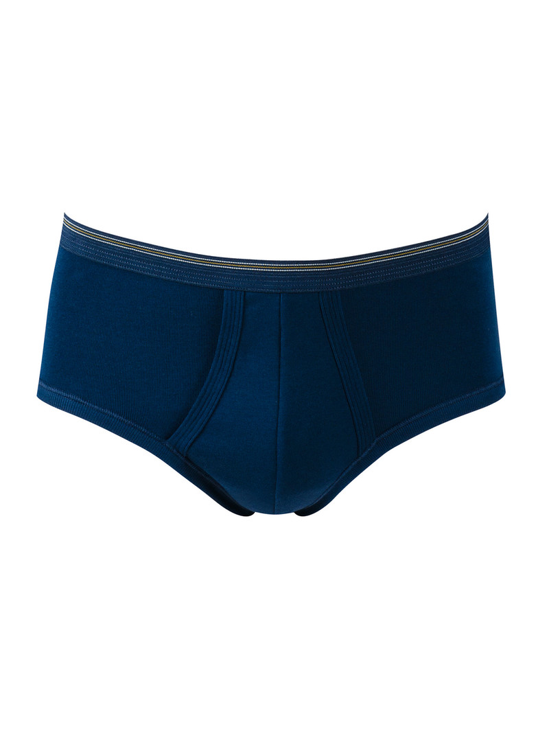 Sous Vêtement Calida Twisted Cotton Classic Brief With Fly Admiral Homme | ZJI-0264400