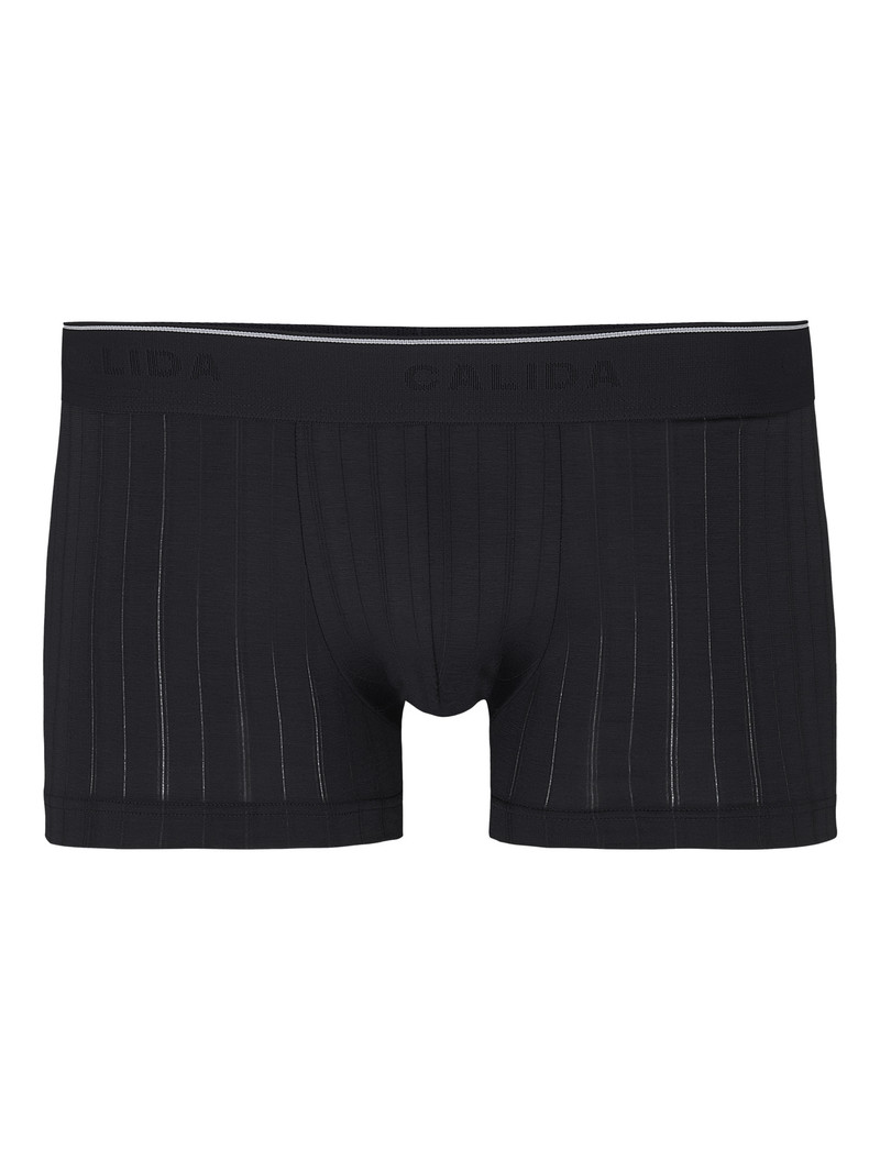 Sous Vêtement Calida Pure & Style Boxer Brief, Elastic Waistband Schwarz Homme | IJR-1831425