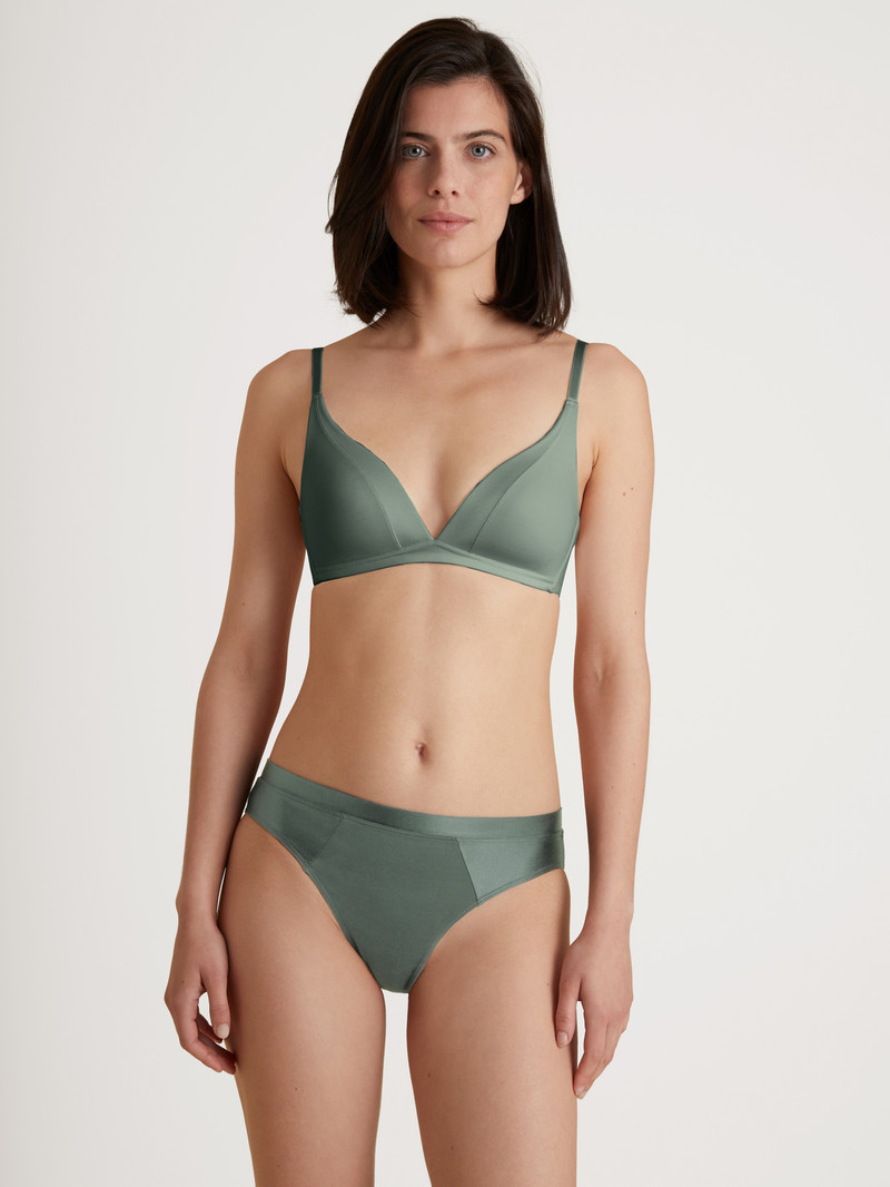 Sous Vêtement Calida Cate Triangle Bra With Padding Vert Femme | VJQ-3469443