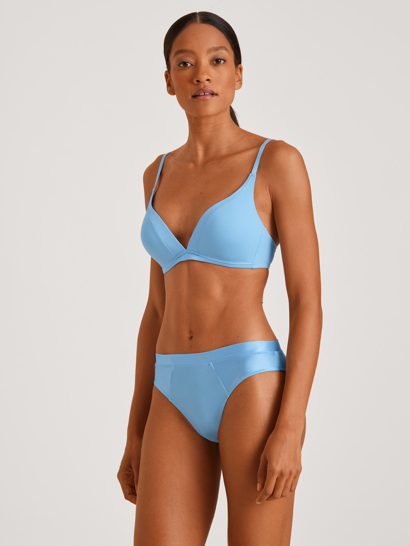 Sous Vêtement Calida Cate Triangle Bra With Padding Bleu Femme | VOC-7947112