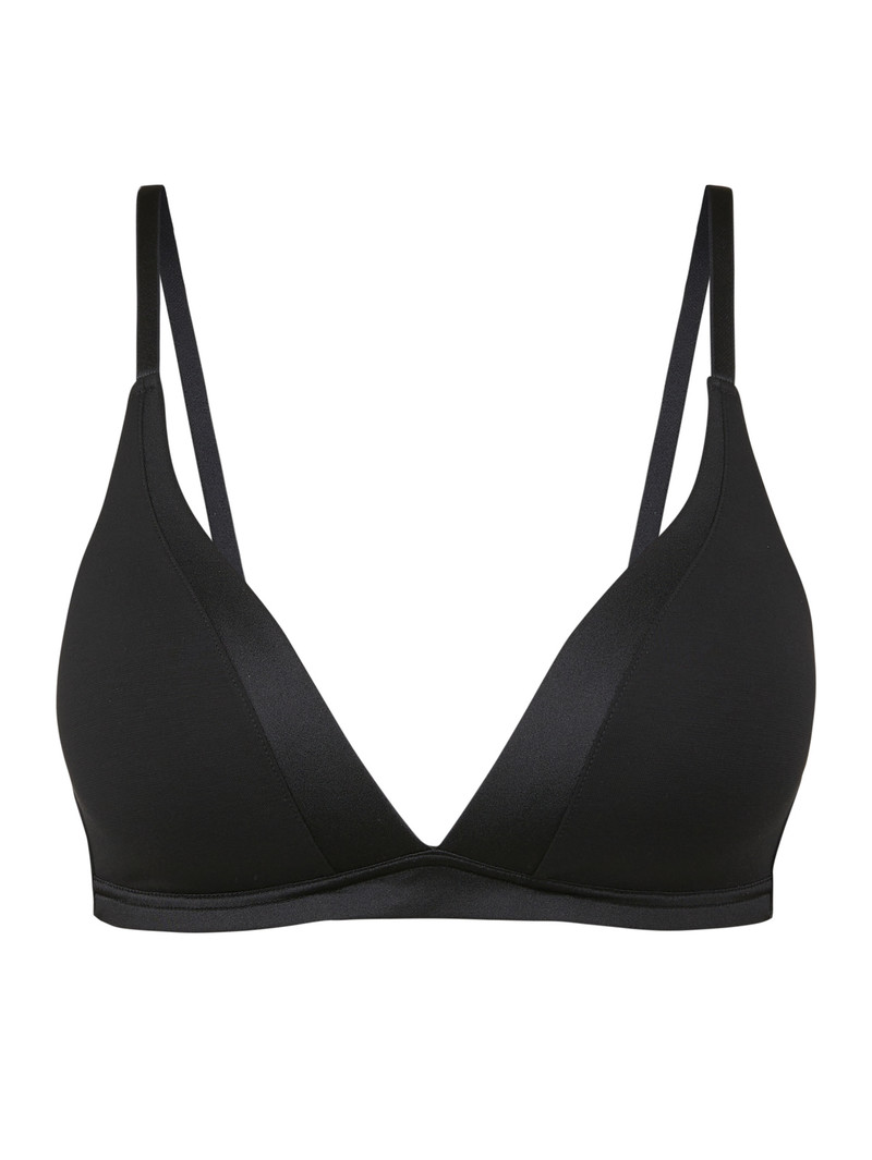 Sous Vêtement Calida Cate Triangle Bra With Padding Schwarz Femme | CIO-5215928