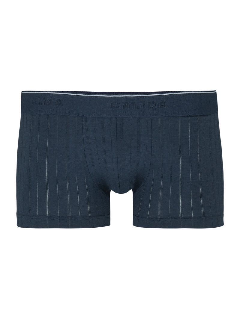 Sous Vêtement Calida Pure & Style Boxer Brief, Elastic Waistband Indigo Homme | QQX-6096703