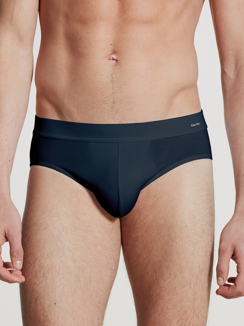 Sous Vêtement Calida Cotton Code Brief Noir Homme | MNS-9546573