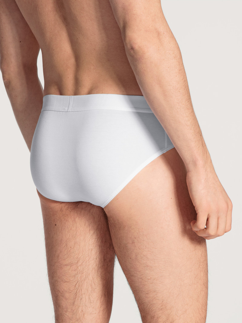 Sous Vêtement Calida Cotton Code Brief Weiss Homme | YRP-2682320