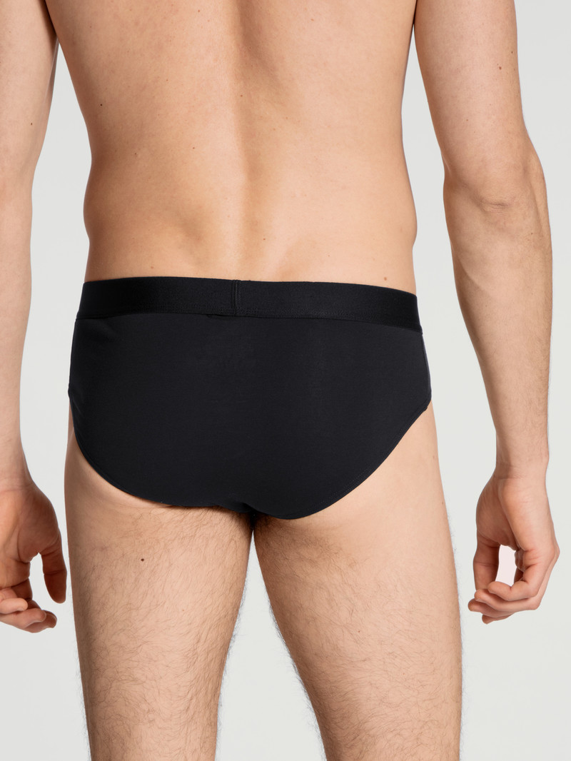 Sous Vêtement Calida Cotton Code Brief Schwarz Homme | EOQ-3512578