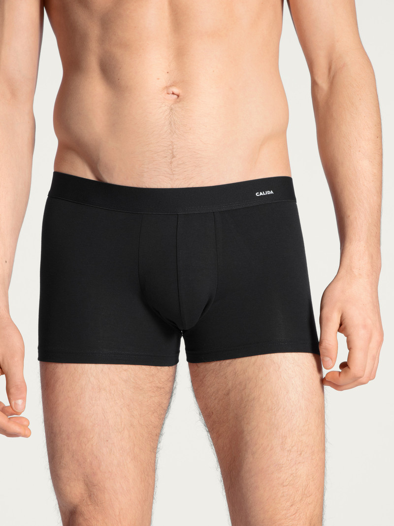 Sous Vêtement Calida Cotton Code Boxer Brief Schwarz Homme | JYK-1784612